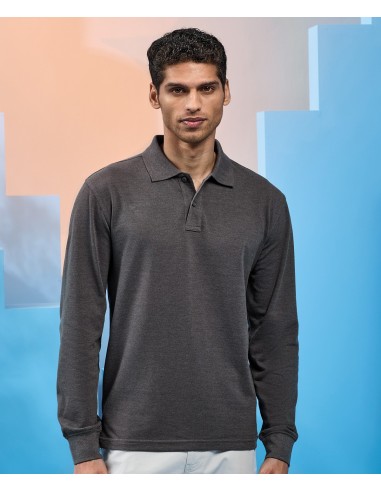 A-AQ030-Polo coupe classique à manches longues homme